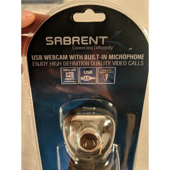 Sabrent SBT-WCCK High Definition USB Webcam W/Microphone #9071B BRAND NEW x2 - Picture 5 of 8